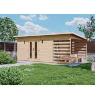 Domek LOT s dřevníkem 