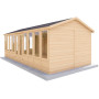 Dřevěný zahradní domek "Sandra" III