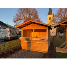 Prodejní stánek 250 x 250 cm s dvojitým výdejním oknem