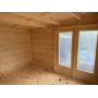 Dřevěný zahradní domek s terasou LARA II