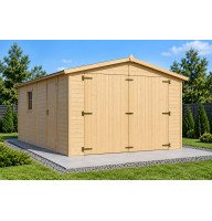 Dřevěná zahradní garáž 3 × 5 m